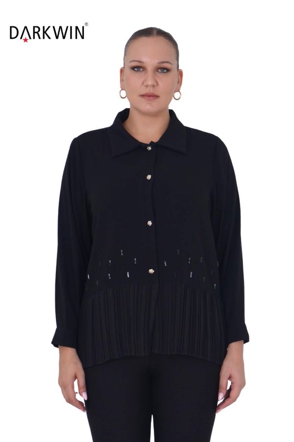 7406 MAYA LONGA CEKET SIYAH - 1