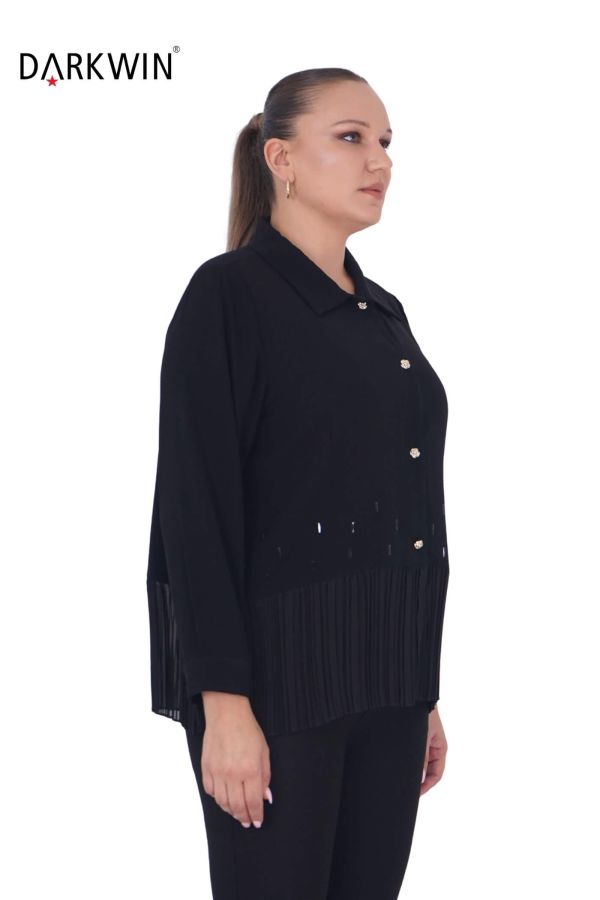 7406 MAYA LONGA CEKET SIYAH - 2