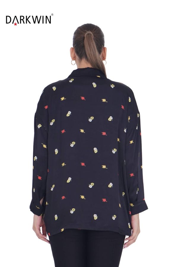 7407 MAYA LONGA BLUZ SIYAH - 3