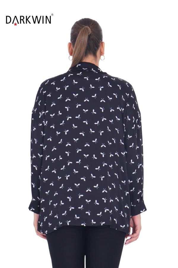 7408 MAYA LONGA BLUZ SIYAH - 3