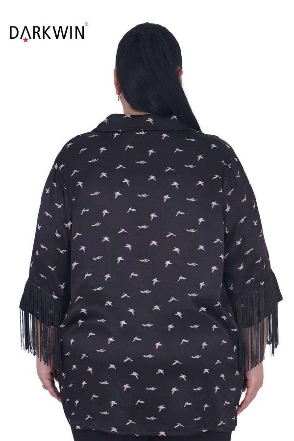 7412 MAYA LONGA BLUZ SIYAH - 3