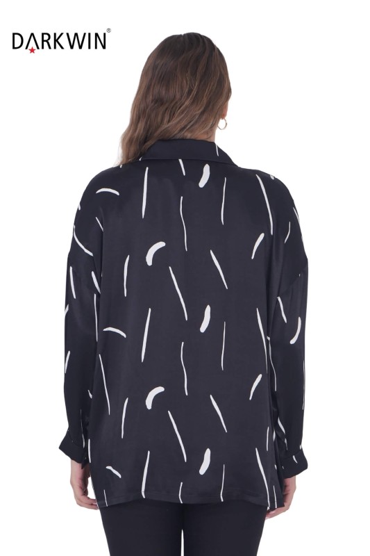 7413 MAYA LONGA BLUZ SIYAH - 3