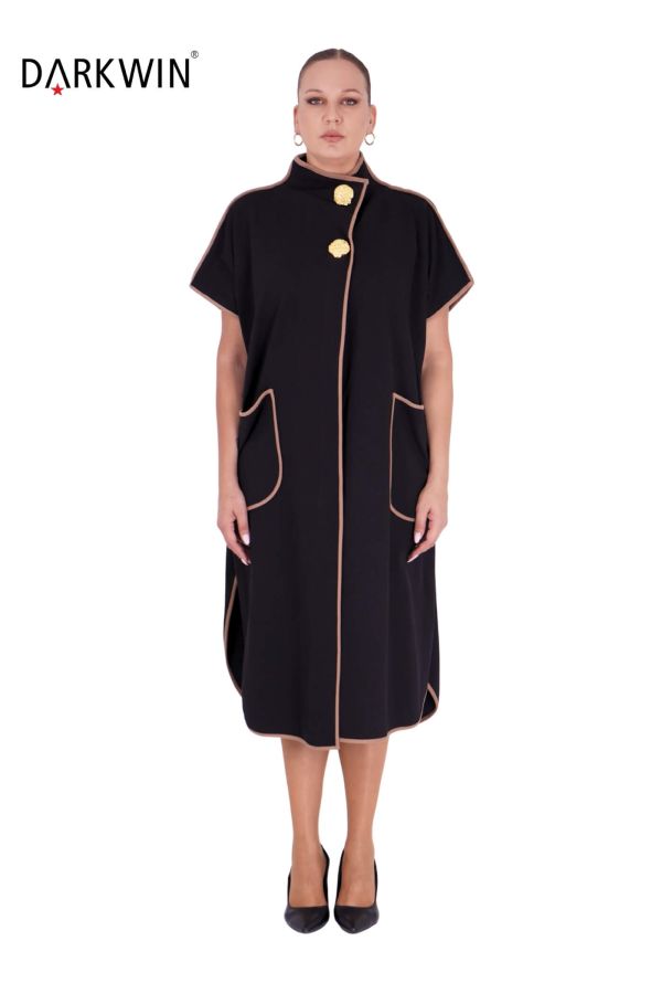 7601 MAYA LONGA HIRKA UZUN SIYAH - 2