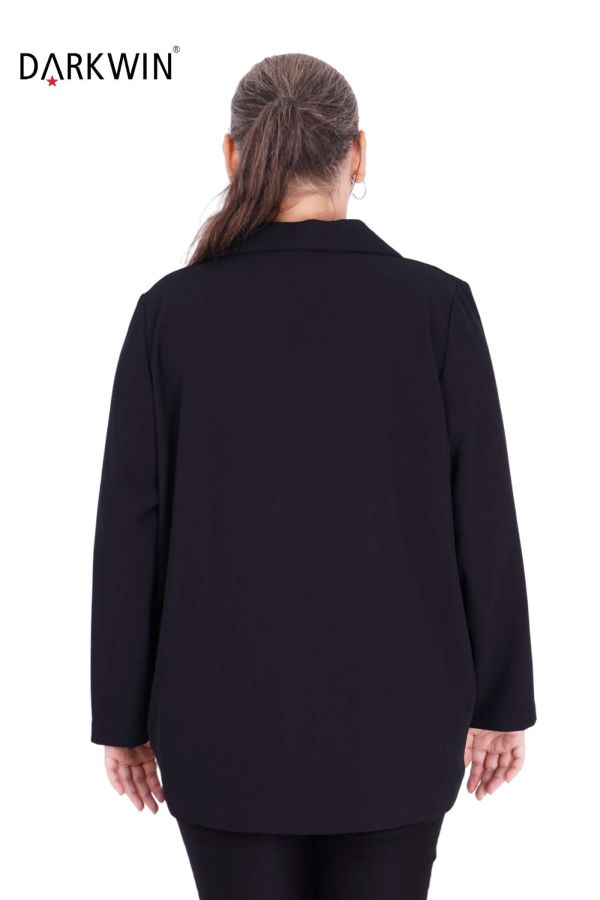 7604 MAYA LONGA CEKET SIYAH - 3