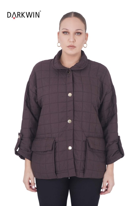 7606-7 MAYA LONGA CEKET KAHVE - MAYA LONGA