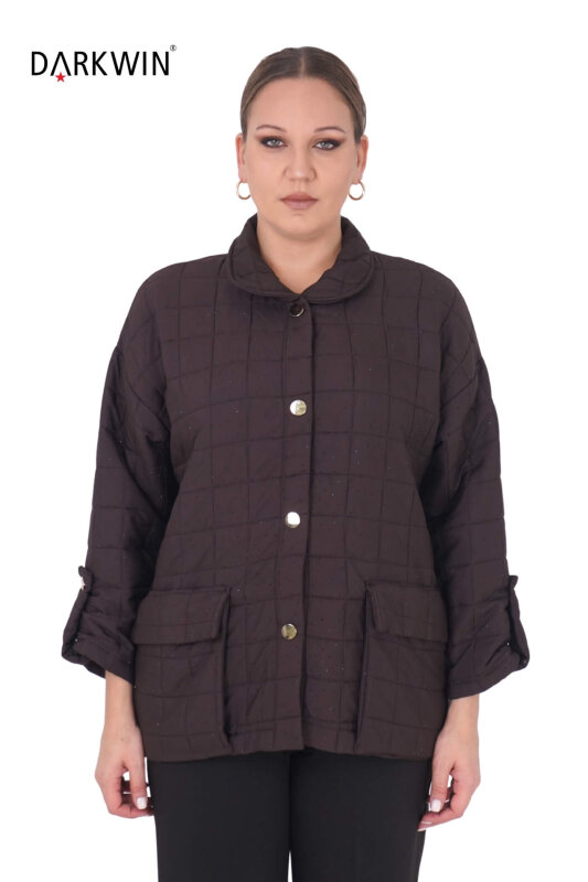 7606-7 MAYA LONGA CEKET KAHVE - MAYA LONGA (1)