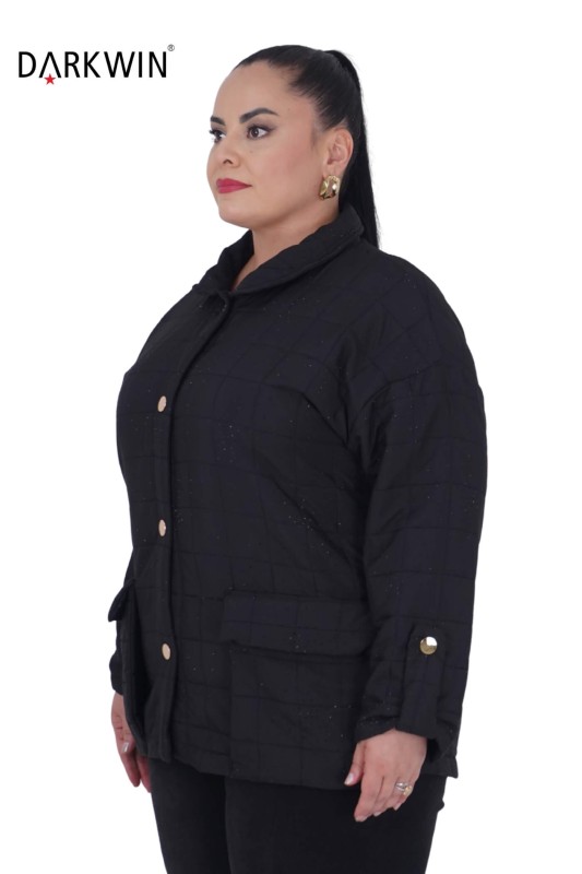 7606 MAYA LONGA CEKET SIYAH - MAYA LONGA (1)