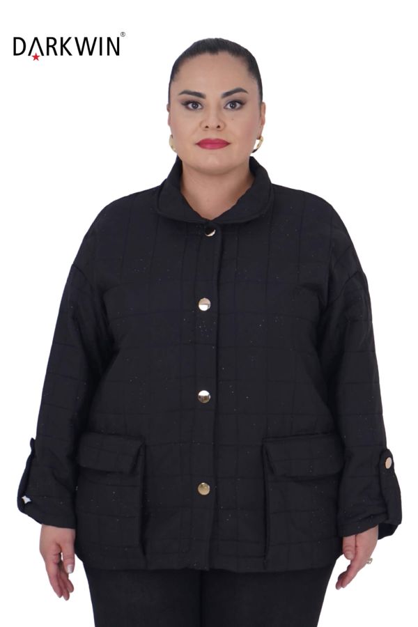 7606 MAYA LONGA CEKET SIYAH - 1