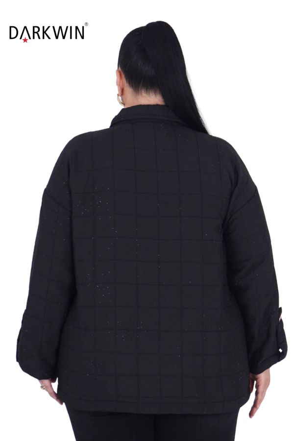 7606 MAYA LONGA CEKET SIYAH - 3