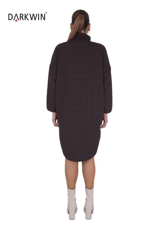 7608-7 MAYA LONGA KABAN KAHVE - 3