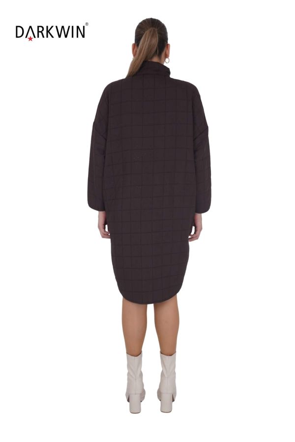 7608-7 MAYA LONGA KABAN KAHVE - 3