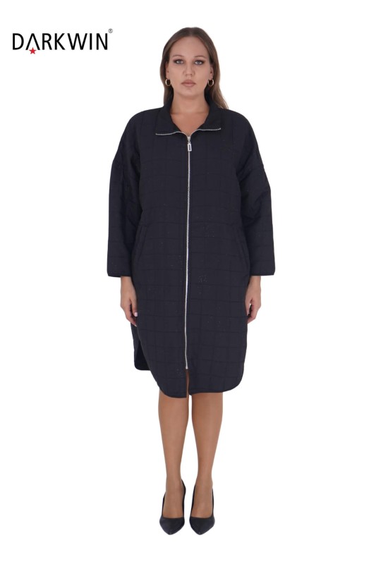 7608 MAYA LONGA KABAN SIYAH - MAYA LONGA