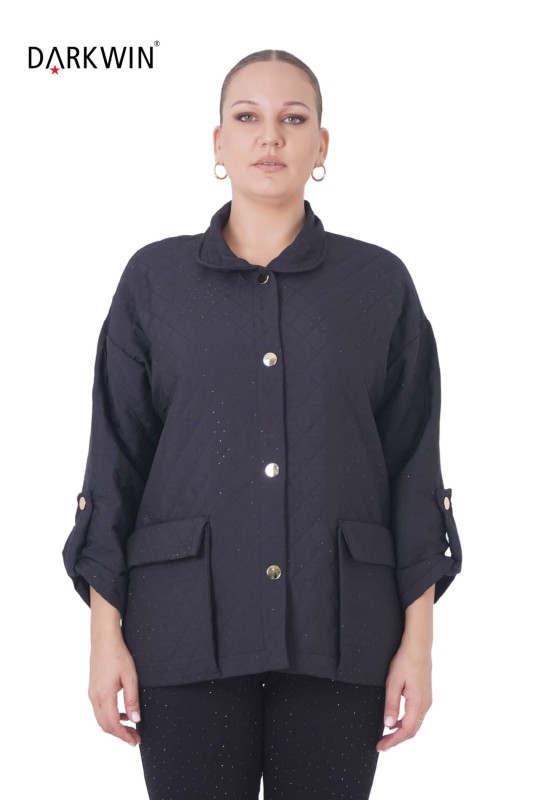 7609 MAYA LONGA CEKET SIYAH - Maya Longa