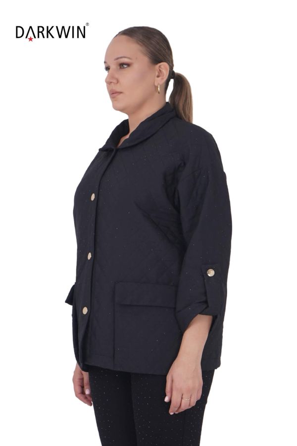 7609 MAYA LONGA CEKET SIYAH - 2