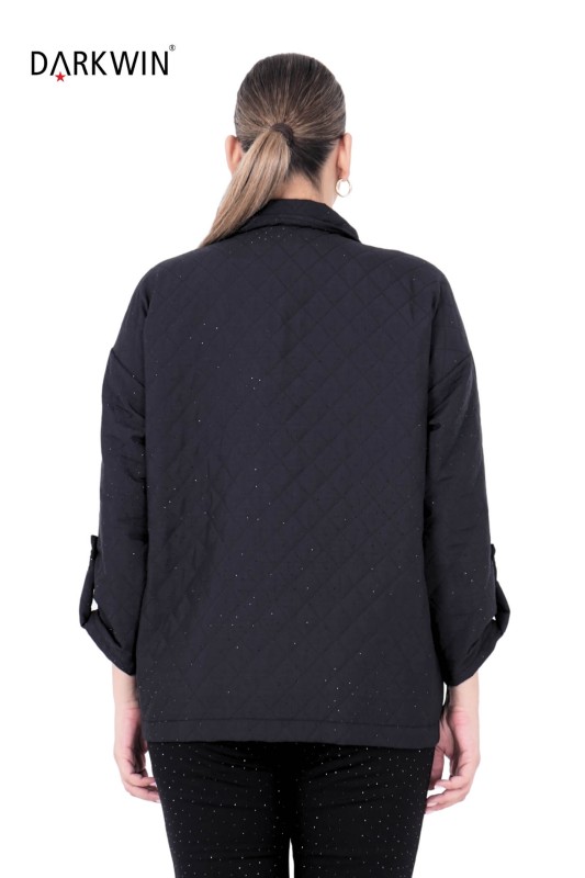 7609 MAYA LONGA CEKET SIYAH - 3