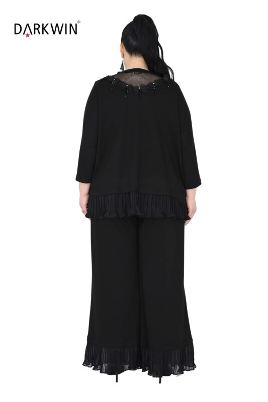7902-1 DARKWIN BLUZ-PANTOLON SIYAH - 3