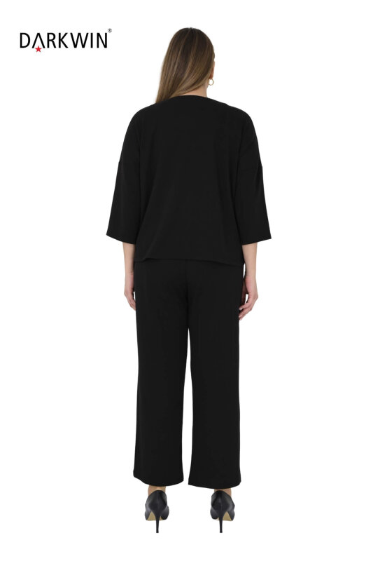 7913-1 DARKWIN BLUZ-PANTOLON SIYAH - 3