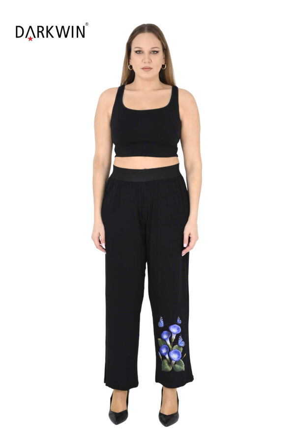 7914-1 DARKWIN BLUZ-PANTOLON SIYAH - 4