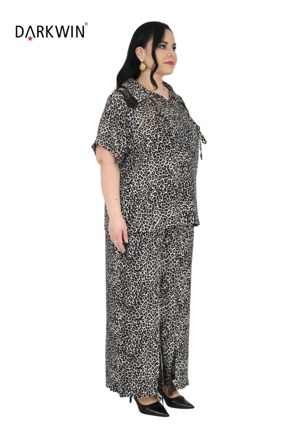 7915-1 DARKWIN BLUZ-PANTOLON SIYAH - 2