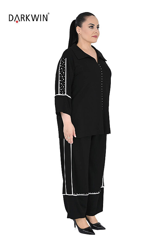 8000-1 DARKWIN BLUZ-PANTOLON SIYAH - DARKWIN (1)