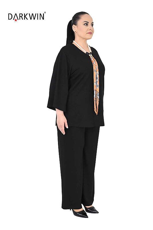 8001-1 DARKWIN BLUZ-PANTOLON SIYAH - DARKWIN (1)