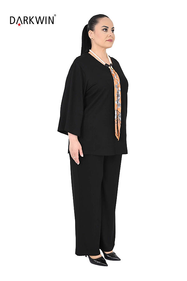 8001-1 DARKWIN BLUZ-PANTOLON SIYAH - 2