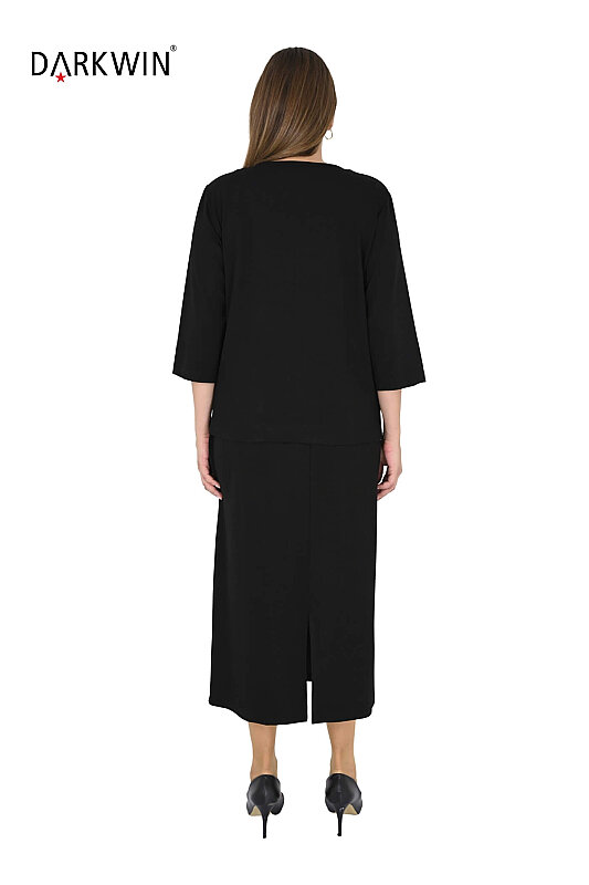 8002-1 DARKWIN BLUZ-PANTOLON SIYAH - 3