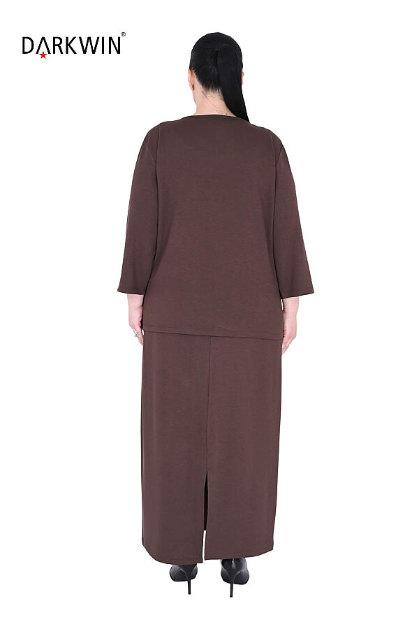 8002-4 DARKWIN BLUZ-PANTOLON KAHVE - 3