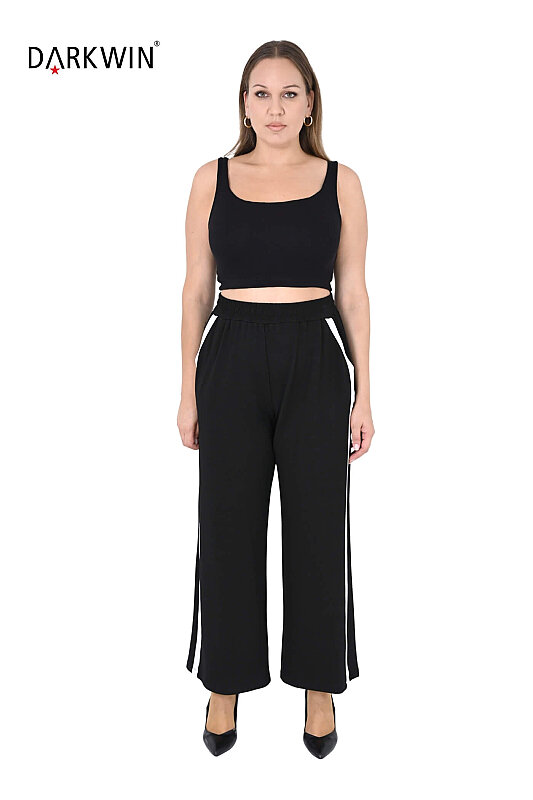 8004-1 DARKWIN BLUZ-PANTOLON SIYAH - 4