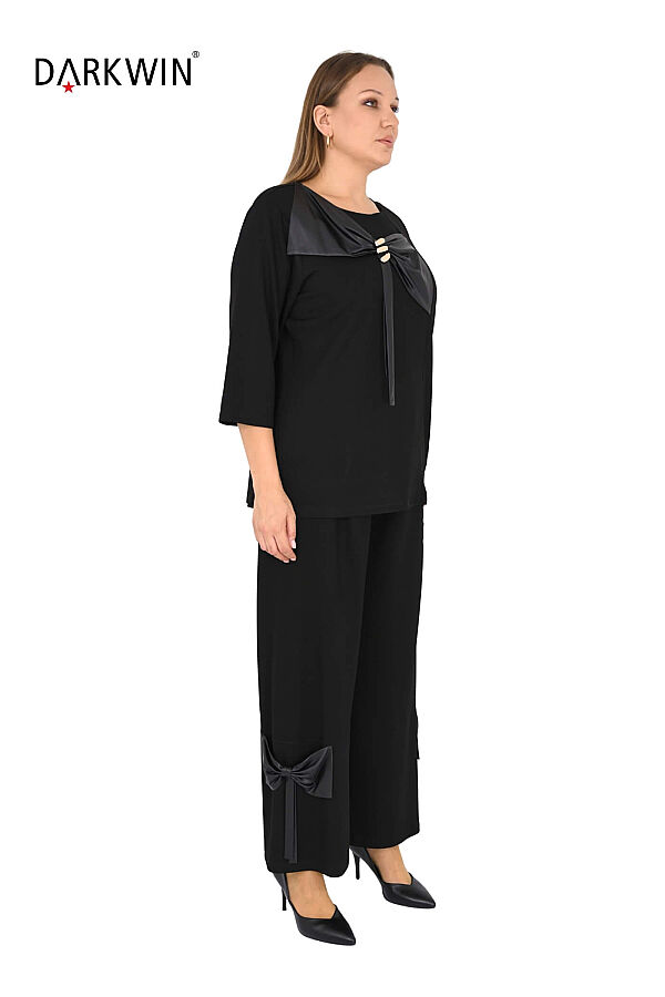 8005-1 DARKWIN BLUZ-PANTOLON SIYAH - 2