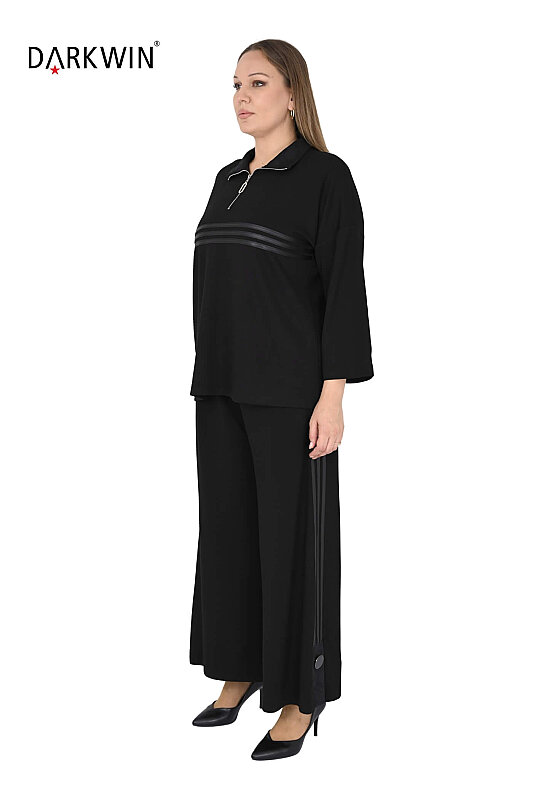 8006-1 DARKWIN BLUZ-PANTOLON SIYAH - DARKWIN (1)