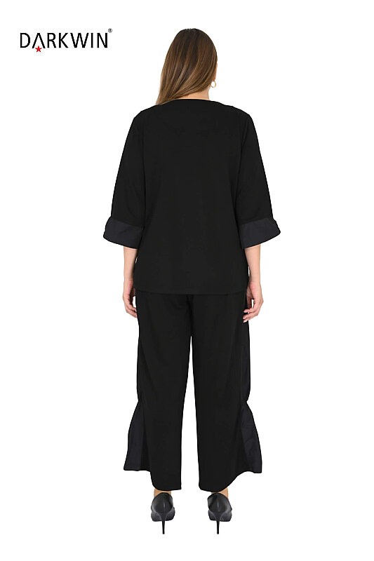 8011-1 DARKWIN BLUZ-PANTOLON SIYAH - 3