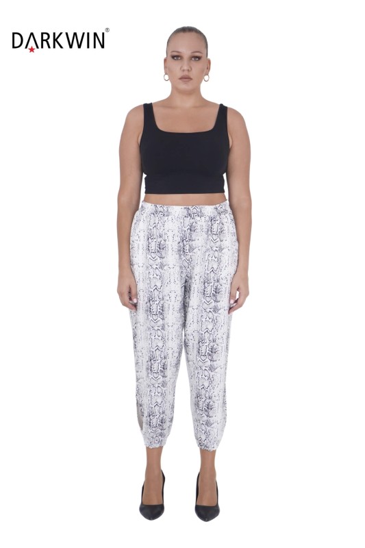 9022 DARKWIN BLUZ-PANTOLON EKRU - Thumbnail