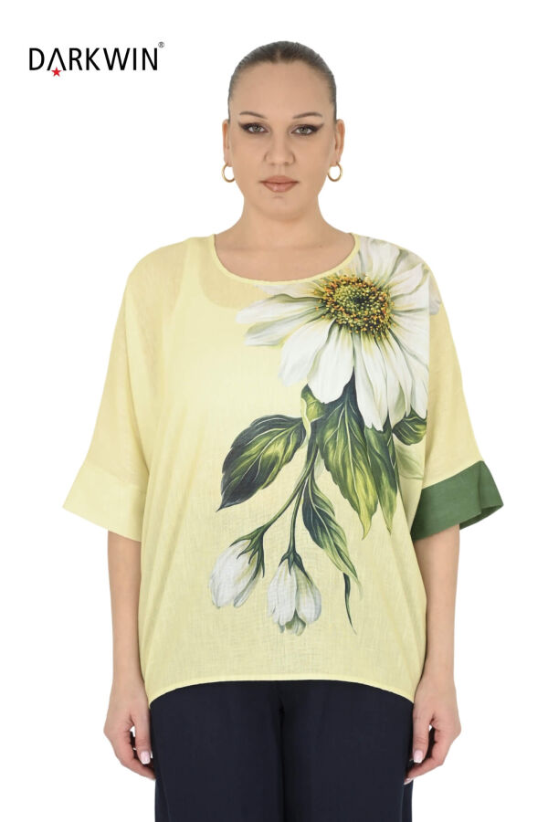 9029 CNG BLUZ SARI - 1