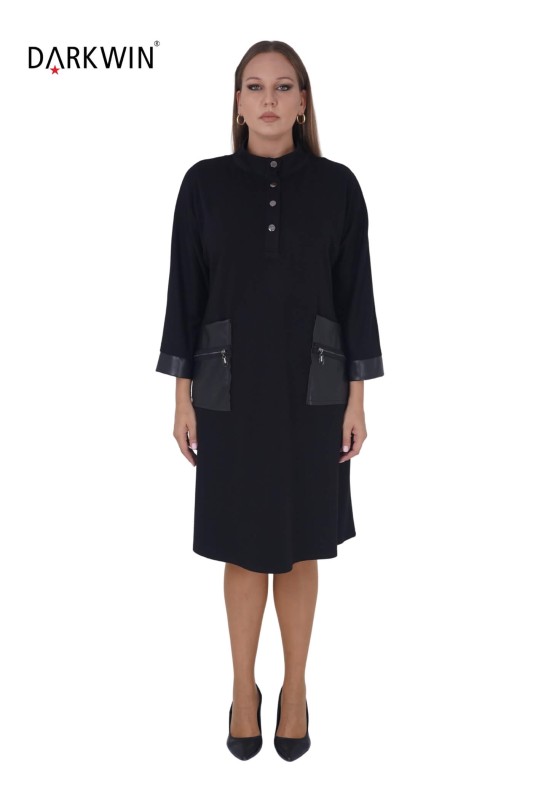 9032 DARKWIN ELBİSE SIYAH - DARKWIN