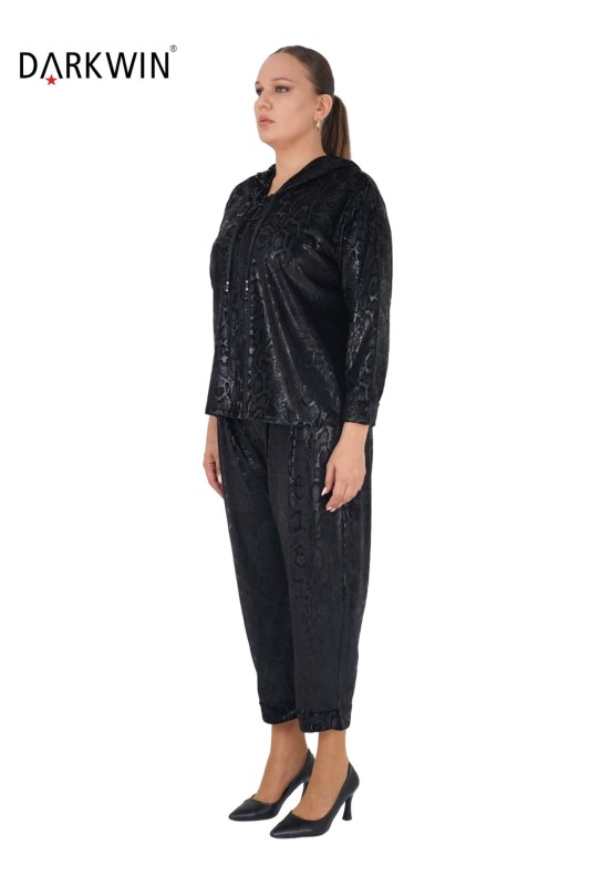 DARKWIN - 9035 DARKWIN BLUZ-PANTOLON SIYAH (1) DARKWIN - 9035 DARKWIN BLUZ-PANTOLON SIYAH (1)