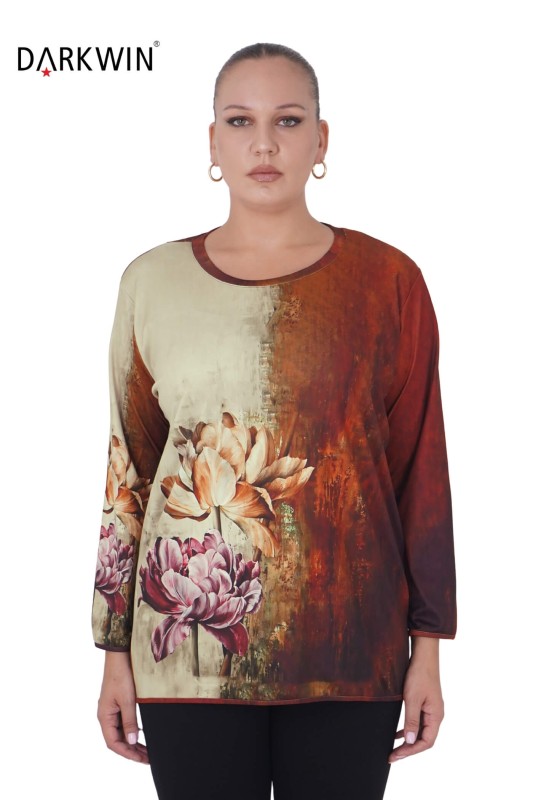 9037 CNG BLUZ PATTERNED - CNG