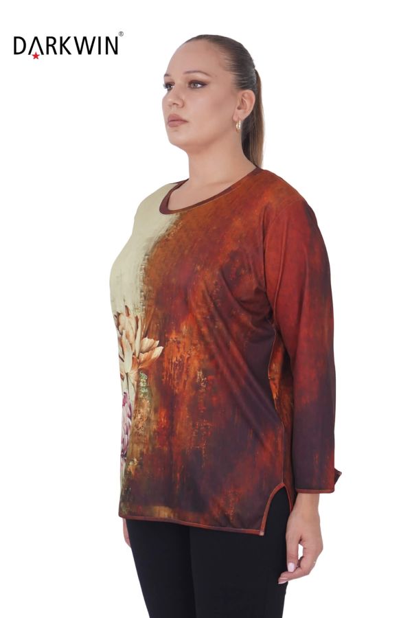 9037 CNG BLUZ PATTERNED - 2