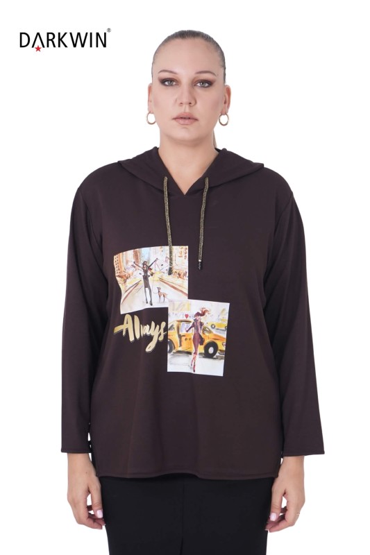 9039 CNG BLUZ BROWN - CNG