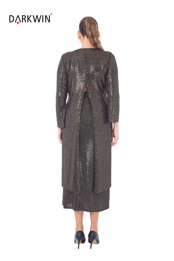 9043 DARKWIN ELBİSE GOLD - 3