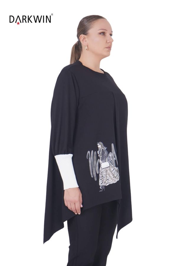 9045 CNG TUNİK BLACK - 2