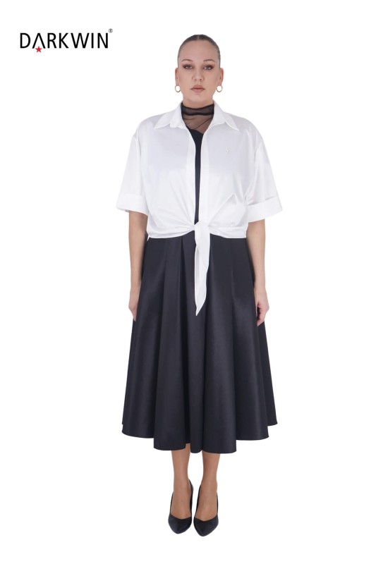 9045 DARKWIN ELBİSE-BOLERO SIYAH - 1