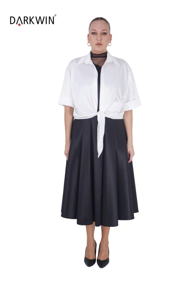 9045 DARKWIN ELBİSE-BOLERO SIYAH - 1