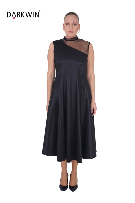 9045 DARKWIN ELBİSE-BOLERO SIYAH - 4