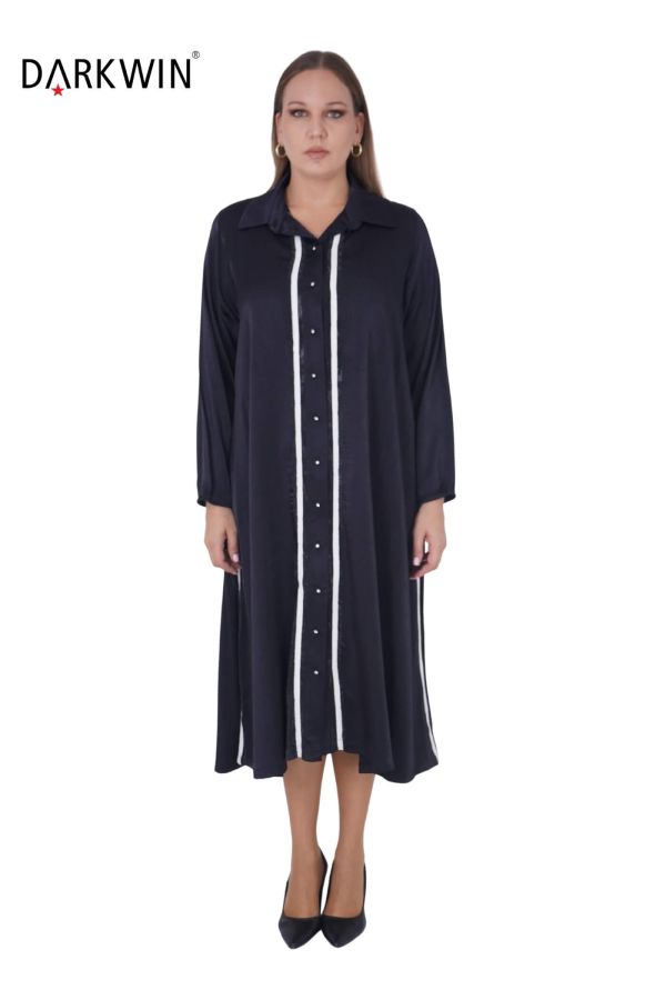 9045 DARKWIN ELBİSE SIYAH - 1