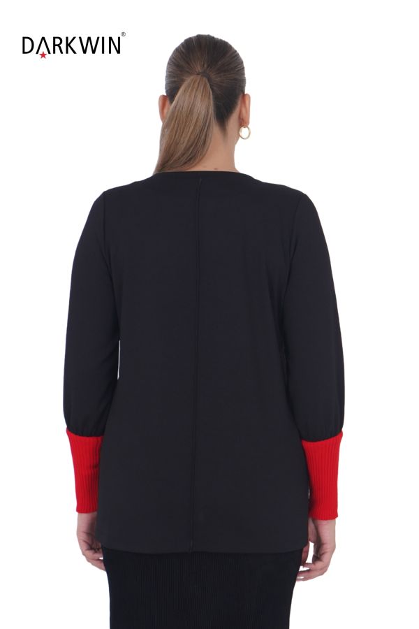 9050 CNG BLUZ BLACK-RED - 3