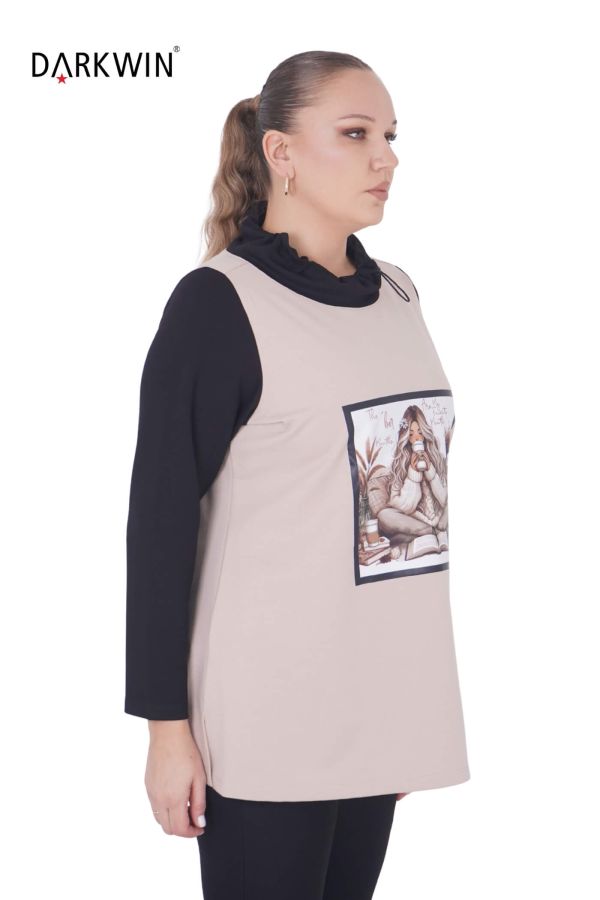 9054 CNG BLUZ BEIGE - 2