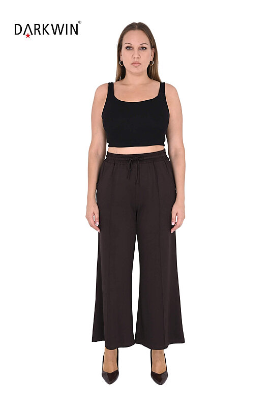 9054 CNG BLUZ-PANTOLON KAHVE - 5