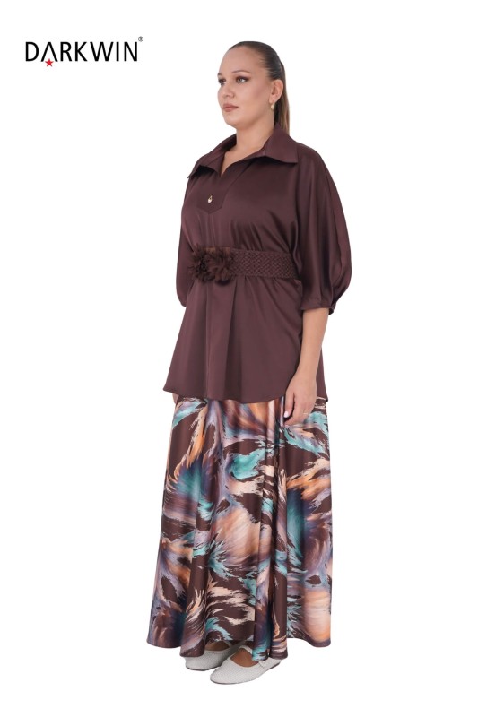 DARKWIN - 9055 DARKWIN BLUZ-ETEK KAHVE (1) DARKWIN - 9055 DARKWIN BLUZ-ETEK KAHVE (1)