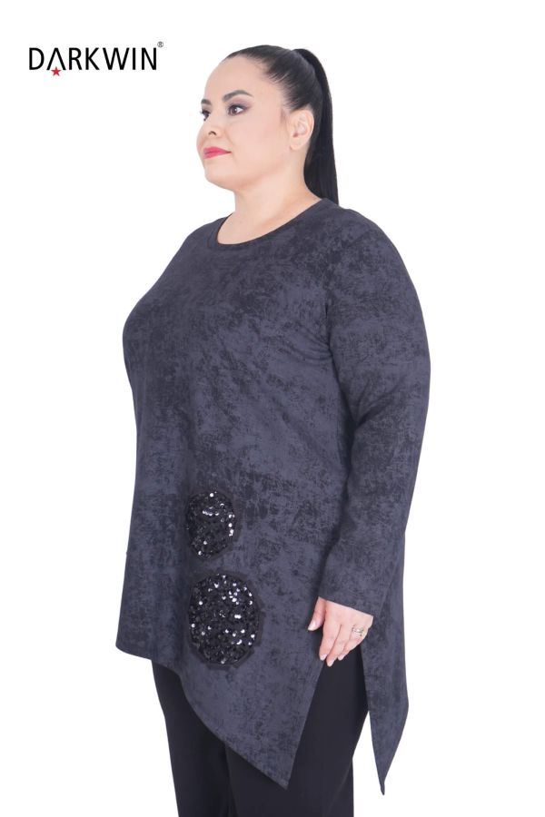 9058 CNG BLUZ BLACK - 2